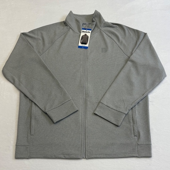 Bench Urbanwear Full Zip Jacket, Moisture Wicking, Gray, Large, NWT - Picture 5 of 16